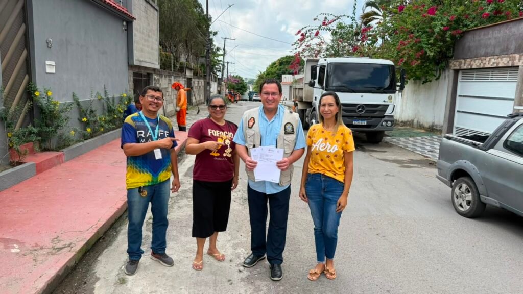 Raiff Matos fiscaliza obras e cobra soluções não atendidas pela Prefeitura de Manaus