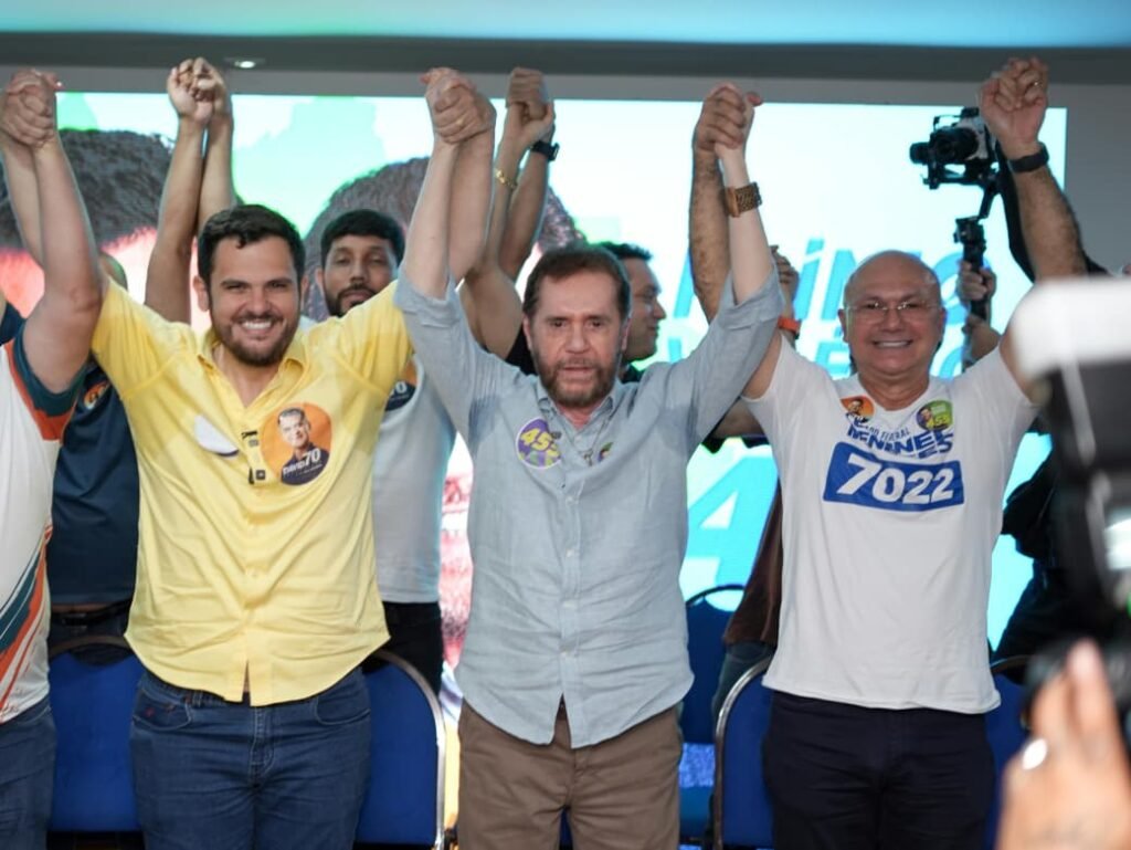 “Trinca do Bem”, diz Renato Junior ao declarar apoio à reeleição de Plínio Valério e à candidatura de Coronel Menezes